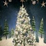 Sapin de Noël de White Christmas (Clarksburg, WV, USA)
