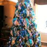 Sapin de Noël de Frozen Peacock (NJ, USA)