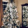 Sapin de Noël de Minnie Kay Fuller Blue Christmas (Sarepta, Louisiana, USA)