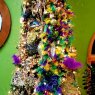 Weihnachtsbaum von Venus Mardi Gras themed christmas tree (Omaha, NE)