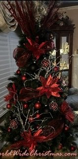 Poinsettia Christmas tree (Westchester, New York)