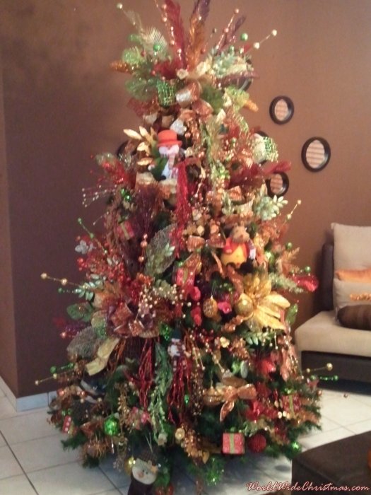Gisela Montanez's Christmas tree from Puerto Rico