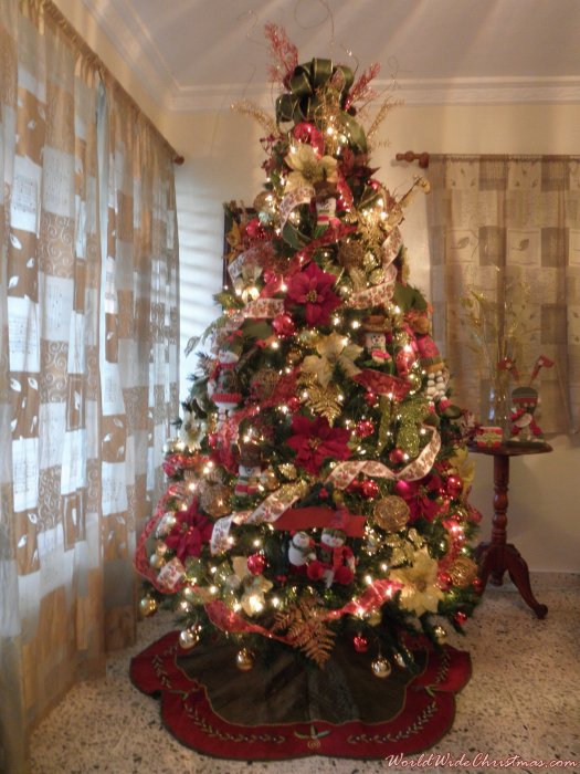 Rocio Cordero Urbaez's Christmas tree from San Cristobal, Republica ...