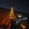 TF Aviation, made with recycled plastic bottles's Christmas tree from Camp Bondsteel Kosovo
