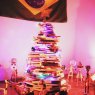 Sapin de Noël de Book Tree (New York, NY, USA)