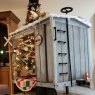 Sapin de Noël de Train Box Car Christmas Tree (Hobe Sound, FL, USA)