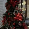 Weihnachtsbaum von Poinsettia Christmas tree (Westchester, New York)