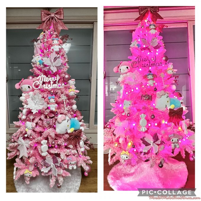 Hello Kitty and Melody Christmas Tree (Daegu, South Korea)